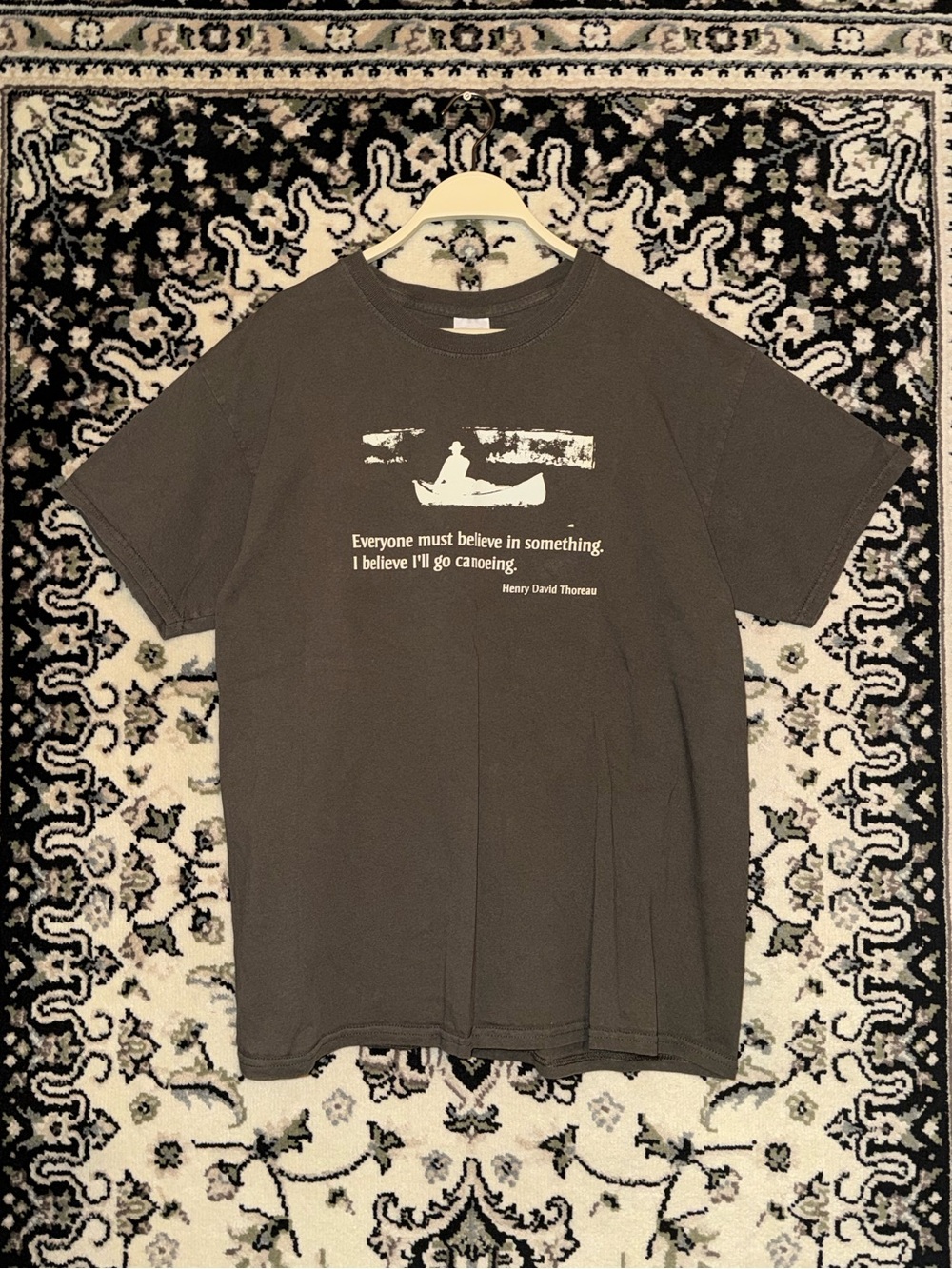 Henry David Thoreau canoeing t shirt